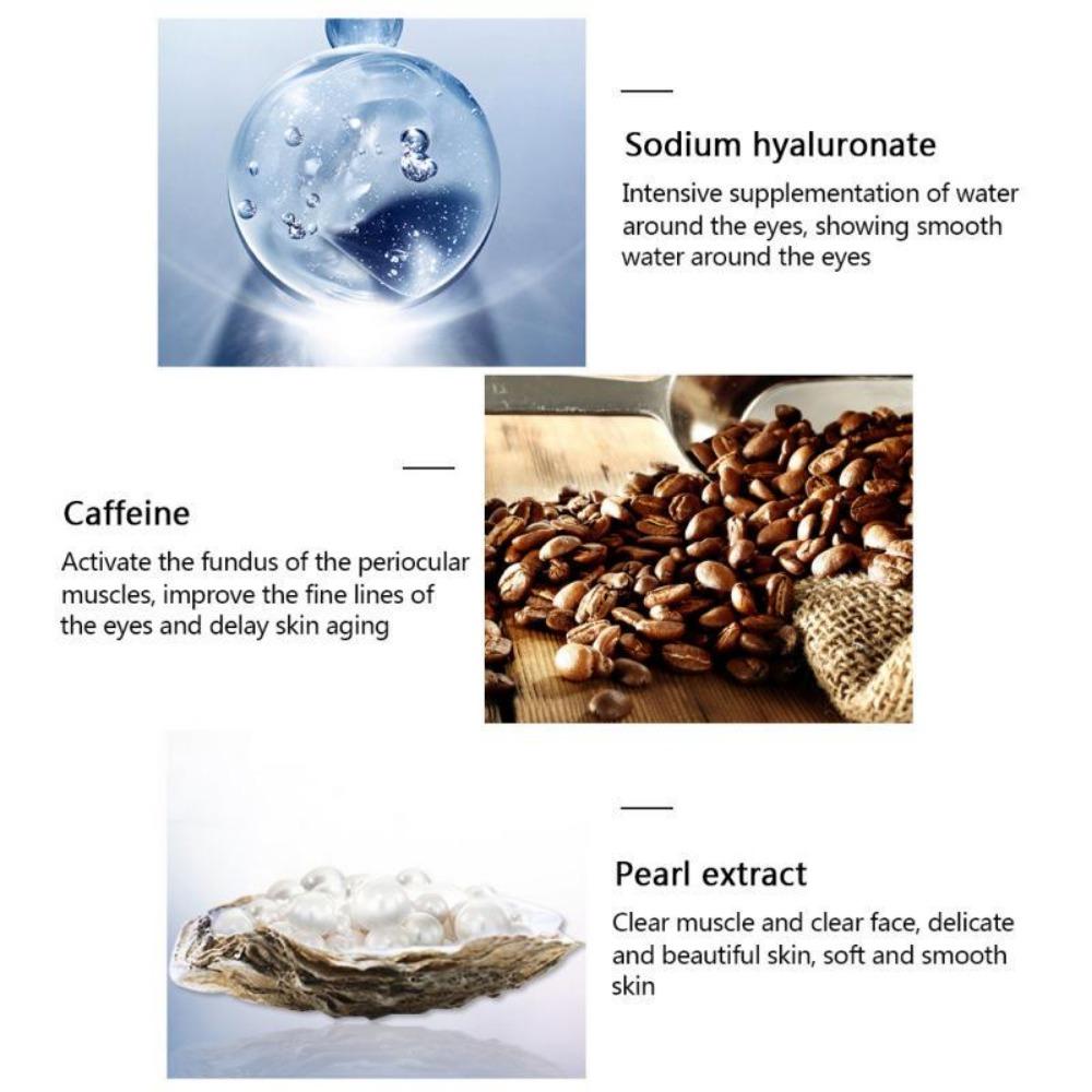 Увлажняющий крем для век с экстрактом улитки и вращающимися шариками Увлажняющий Устранение темных кругов Уход за кожей вокруг глаз Крем для век