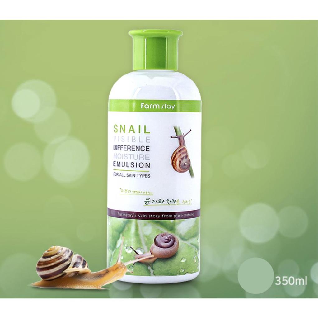 FARM STAY Улитка Visible Difference Moisture Emulsion 350 мл (3 варианта)