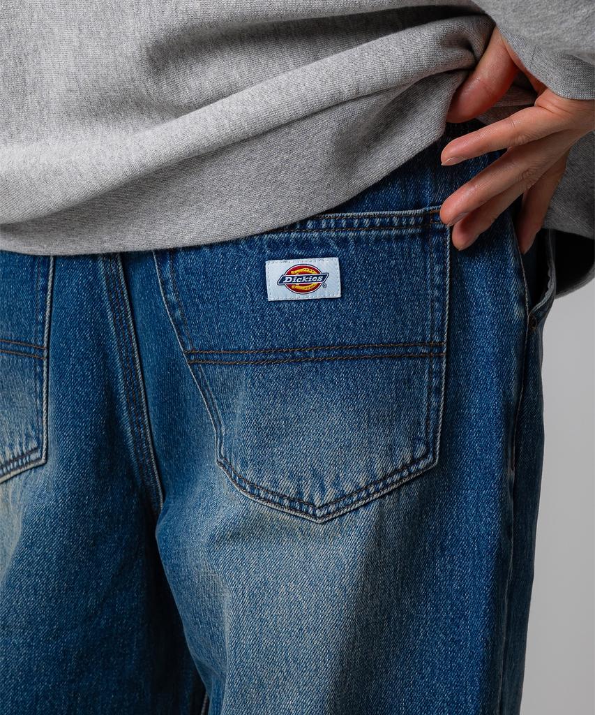 Dickies Синие джинсы клеш с эффектом потертости