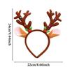 Christmas Headbands for Women Reindeer Hair Accessories Funny Festival Headdress for Girls School Vacation Family Gathering