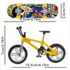 1 Set Mini Scooter Two Wheel Scooter Children's Educational Toys Finger Scooter Bike Finger Skateboard Birthday Gift for Boys