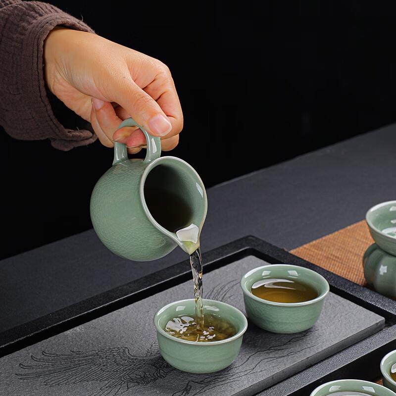 Xieyi Oriental Ge Kiln Ceramic Tea Set