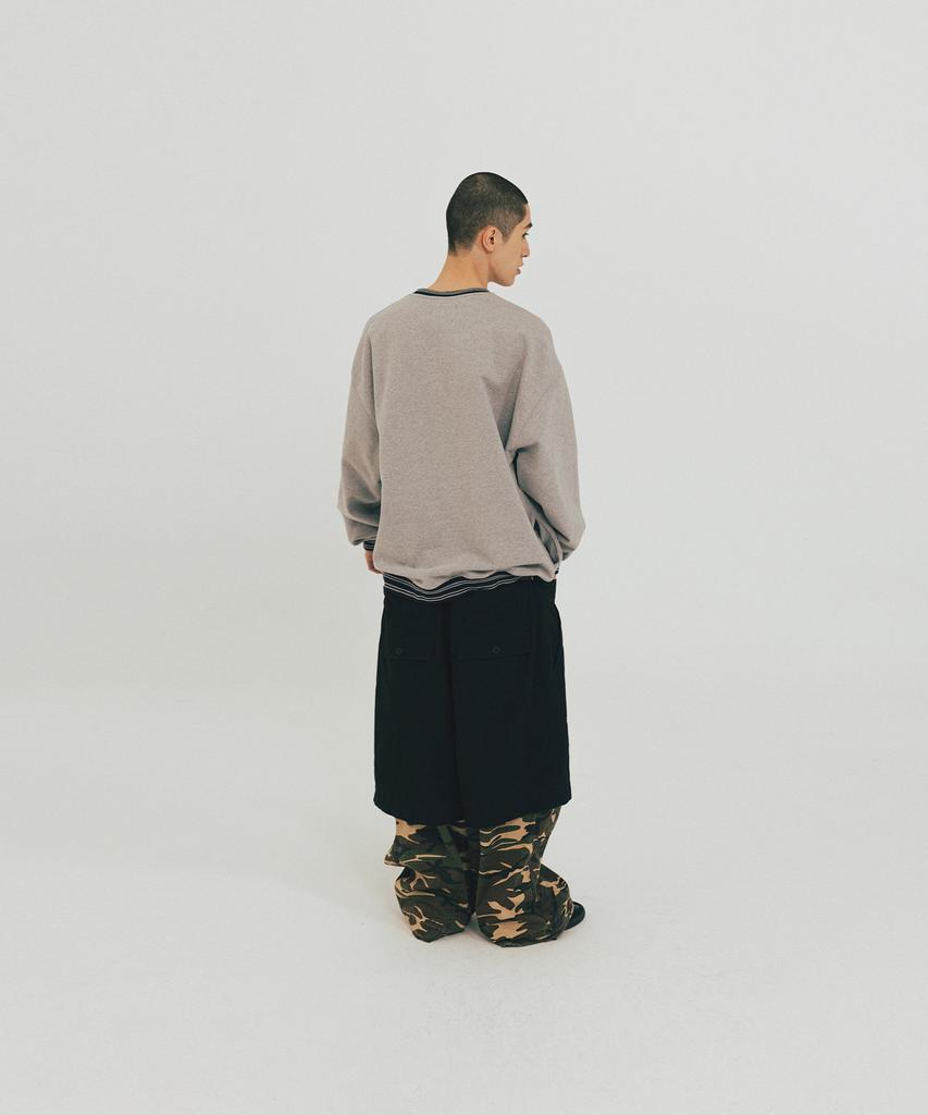 ANGLAN Double Waist Layered Pants - Camo