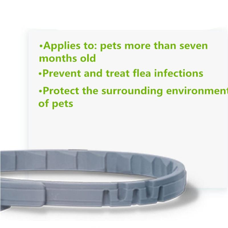 Spring and Summer Cats and Dogs Anti-flea Lice Adjustable Pet Silicone Insect Repellent Collar (aluminum Boxed)