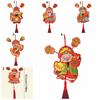 Self-adhesive Shaking Head God Pendant 3D Spring Festival Door Sticker  Kitchen