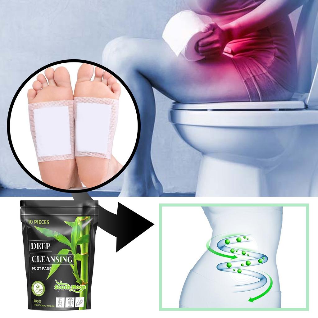Ножные подушечки (10 шт) Глубоко очищающие подушечки для ног. Натуральные ингредиенты, натуральный уксус и порошок. Подушечки для ног.