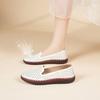 Мода Лето Новая Мода Круглый Носок Туфли Медсестры Мягкая Подошва Нескользящие Сандалии Балетки Дышащая Повседневная Спортивная Женская Обувь