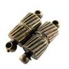 PACK OF 2 BRONZE MAGNETIC CLASPS 5x15MM