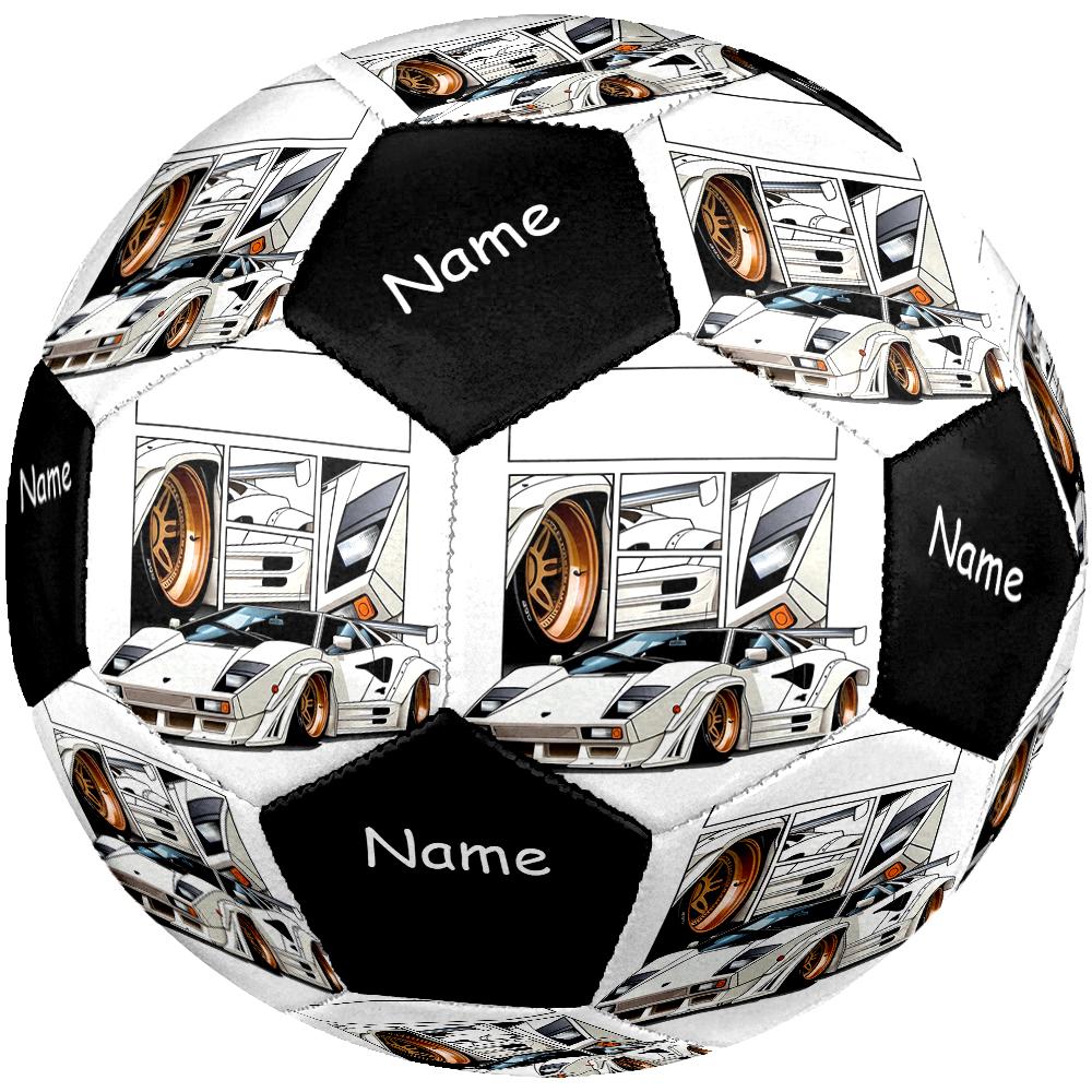 Custom Name Racing Theme Size 5 Soccer Ball, Suitable for Both Indoor and Outdoor Matches, a Gift Suitable for Everyone.