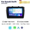 Автомобильный радиоприемник Navifly 2 Din, мультимедийный проигрыватель для Suzuki Swift 5 2016-2020, Android Auto GPS, стереосистема, беспроводная Carplay DSP BT
