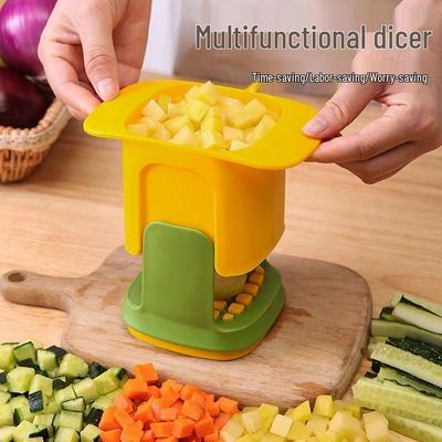 Многофункциональная овощерезка и кубикорезка для картофеля, моркови, огурцов и ветчины