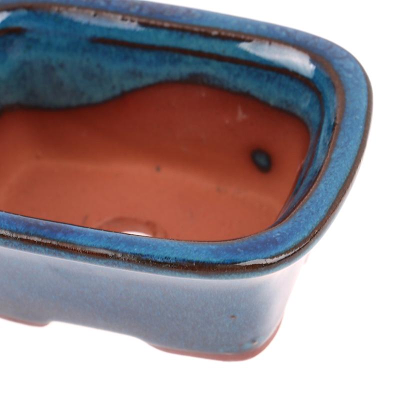 Горшок для цветов бонсай в китайском стиле, вентилируемый, фиолетовый песок, керамический горшок для растений