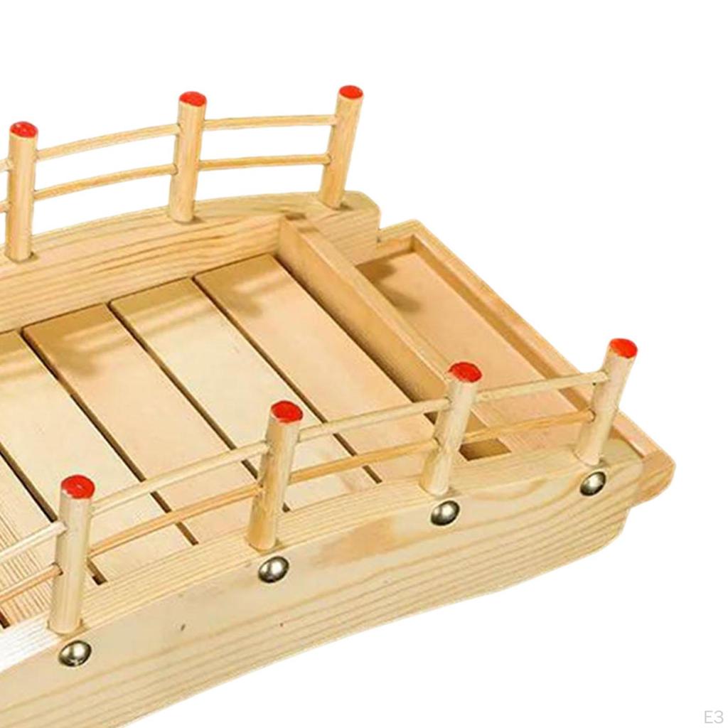 Поднос деревянный Sushi Bridge для еды и закусок