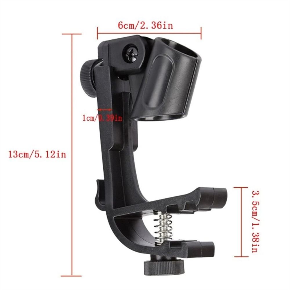 Accessories Mic Clamp Stand Clip Holder Drum Microphone Clip Drum Mic Stand Drum Microphone Holder