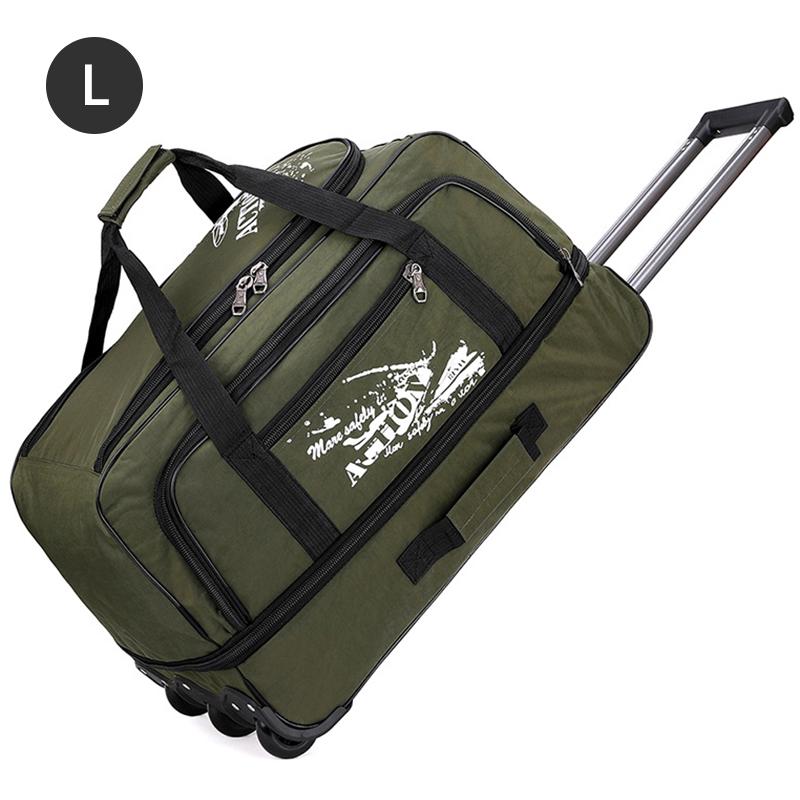 Оксфордский холст дорожная сумка на колесах Компактный водонепроницаемый складной багаж большой вместимости унисекс