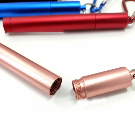 1 комплект многоразовых телескопических соломинок, портативный, из нержавеющей стали, с футляром для переноски, экологически чистый, легко чистится, соломинка