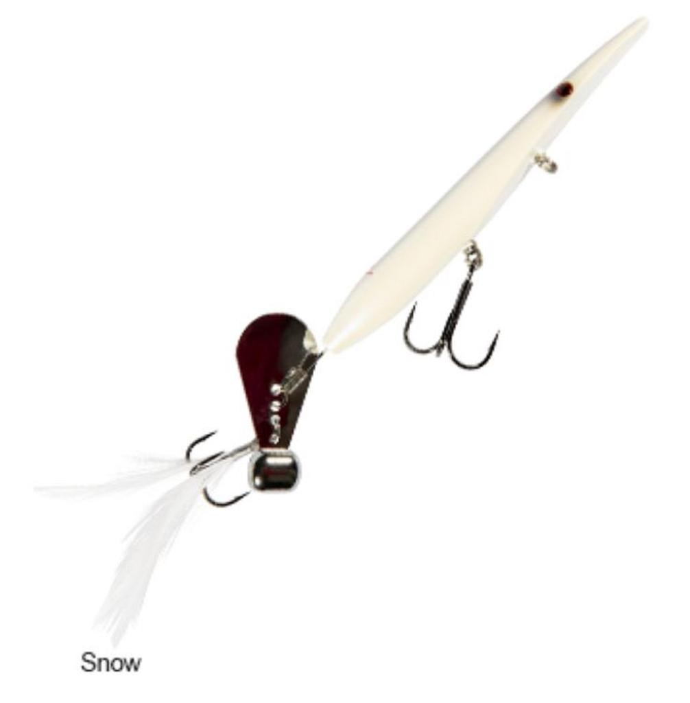 Zman Hell Raizer Tail Blade 5 Inch Sinking Lure Snow (3451)