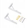 2X Foldable Table Top Shelf Support Bracket Strong Durable - 400 White Tmy