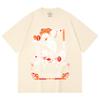 230 Gsm 100% Cotton Bleach V10 Print Unisex Heavy Cotton T Shirt