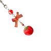 Delicate Tomato Keyring Phone Charm Jewelry Creative Tomato Keychain Accessory Portable Decoration for Phones and Purses