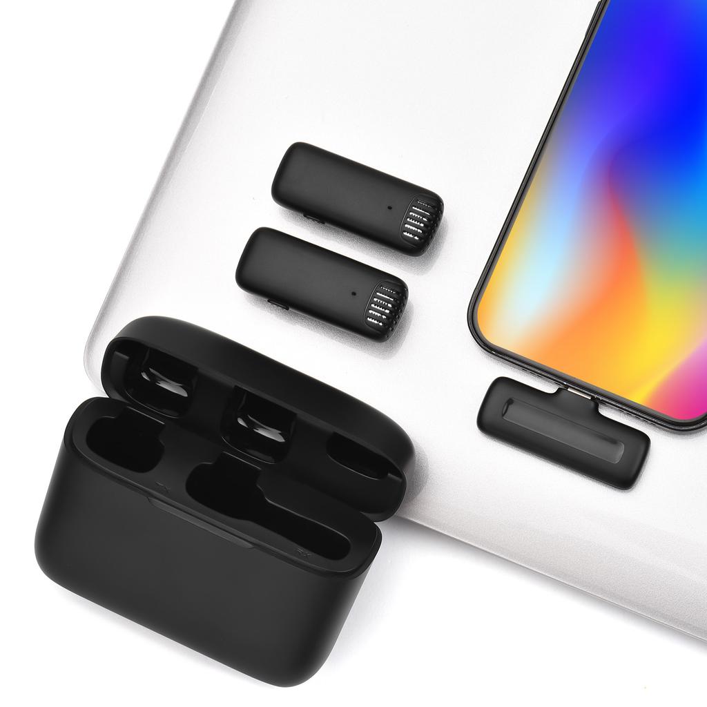 Портативная беспроводная микрофонная система OneTriggerTwo с 1 приемником и 2 микрофонами-клипонами, 20 м