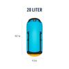 To Evac Compression Dry Bag UL 20L Blue Atoll [Sea Summit] STS.ASG011051.060210