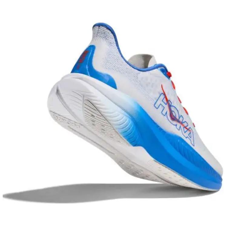 HOKA One One MACH 6 Нескользящие износостойкие низкие кроссовки для бега мужские светло-серые 1147790-WHTV