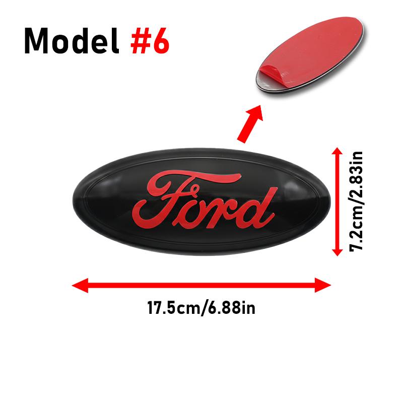 Car Front Hood Emblem Trunk Badge Stickers Accessories For Ford Focus Mustang Fiesta Puma Ranger Kuga MK7 MAX F150 Mondeo Escape DFTGX1