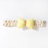 New summer baby headband, solid color bow children's headscarf, thin lace baby hair accessories