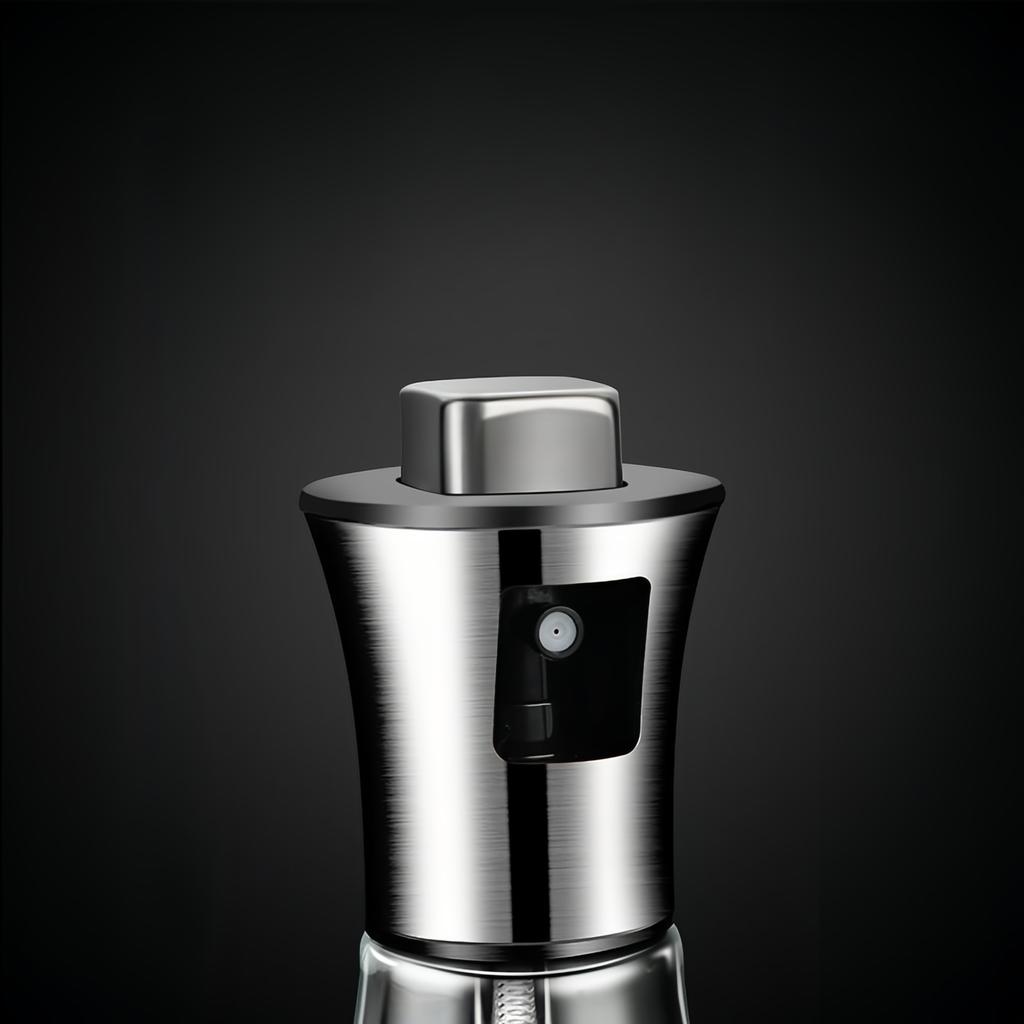 Kitchen Oil Kettle Spray Sprayer Oil, Vinegar, Sauce Glass Dispenser Bottle 200 Ml Capacity
