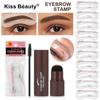 Kissbeauty краска-крем для бровей быстросохнущая и стойкая водостойкая и устойчивая к поту пудра для бровей с воздушной подушкой крем-краска для бровей макияж