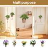 2Pcs Macrame Plant Hanger Baskets Flower Pot Holder with Hook Balcony Planter Basket Decor Lifting Rope Home Garden Supplies