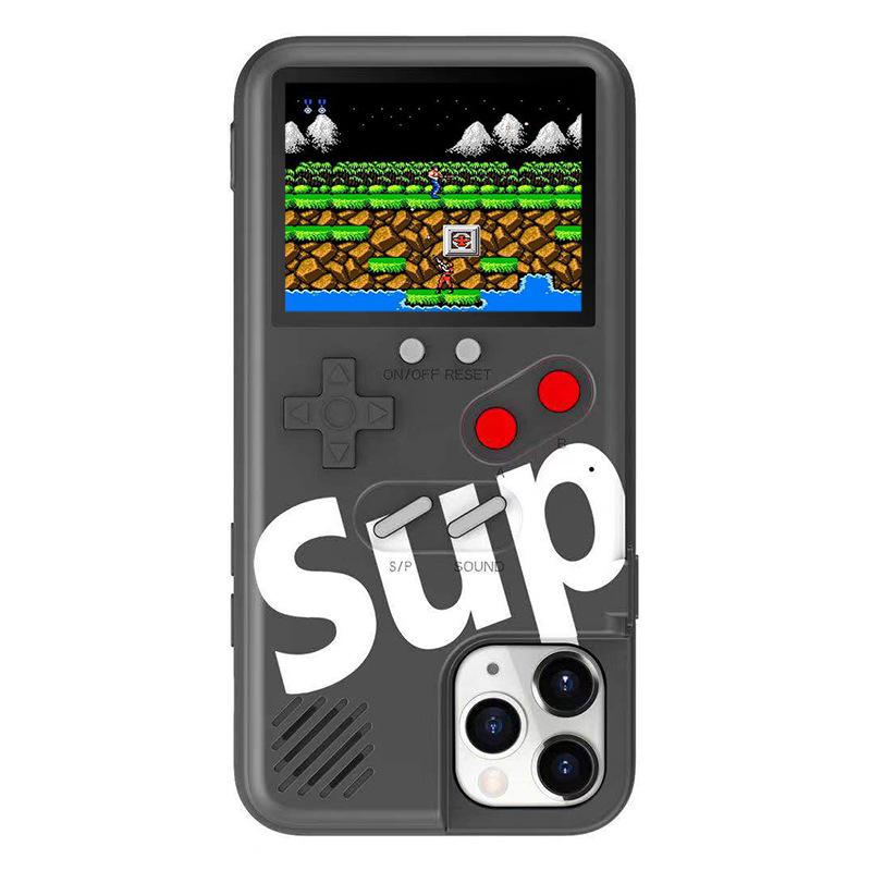 Цветной чехол в виде ретро-игровой консоли для iPhone 13/12 Pro Max/11/XR