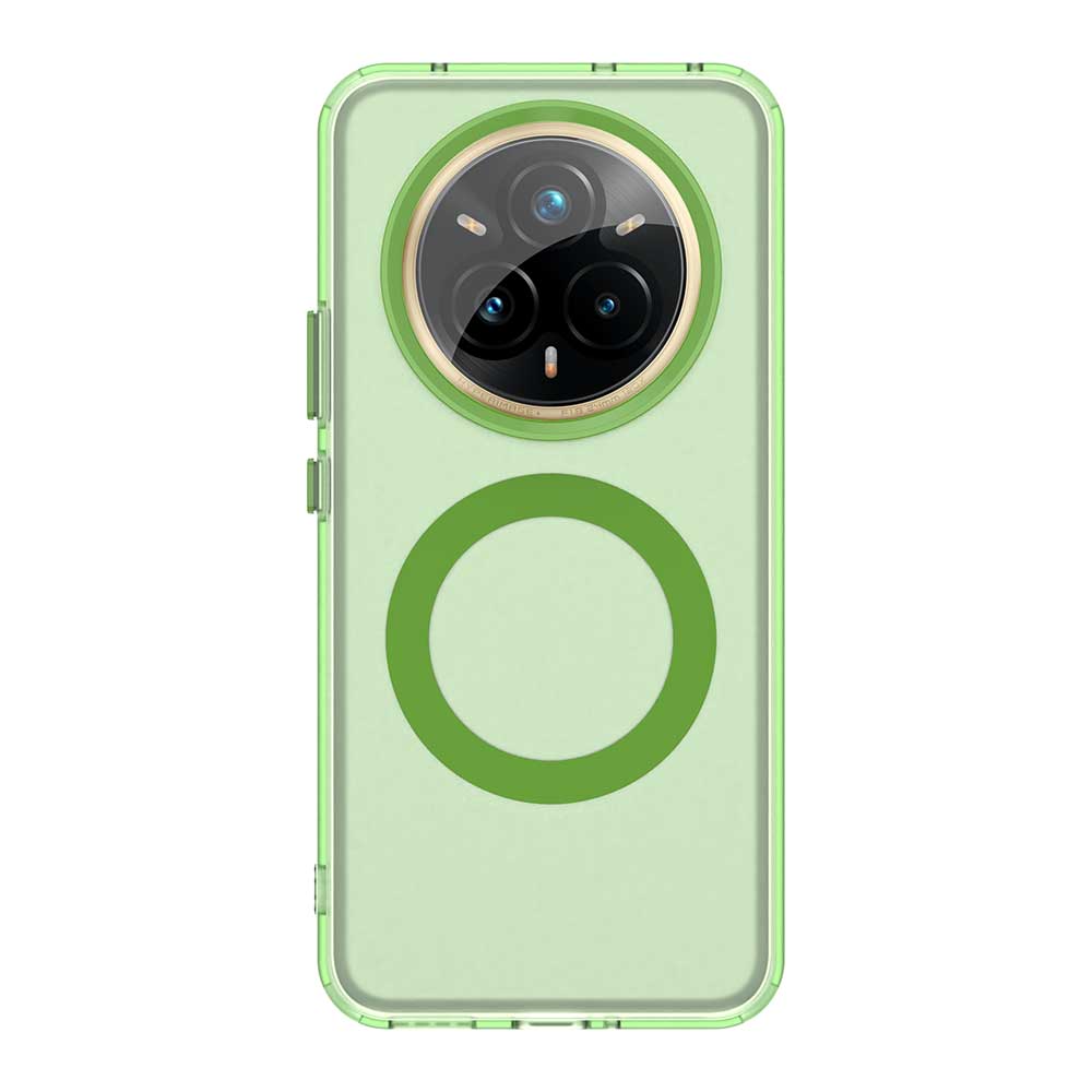 Магнитная Роскошная Беспроводная Зарядка для чехла Magsafe для OPPO Realme 14 Pro Plus Pro+ 5G Матовый Полупрозрачный Конфетный Противоударный Чехол