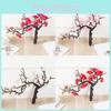 Artificial Flower Bonsai Plum Tree With Silk Flowers For Home Decor And Photography Props