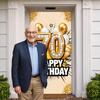 Баннер на 70-й день рождения Звездный акцент Фон для празднования дня рождения Баннер на юбилей Искрящийся дизайн Для дома