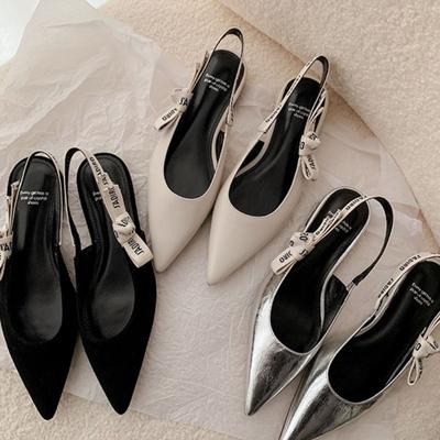 Мода 2025 Новая женская модная весенняя новинка Простые лоферы для улицы, удобные, неглубокие слипоны, женские туфли на плоской подошве, большой размер