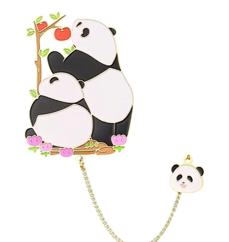 Creative Book Markers Metal Reading Bookmarks Panda Page Markers Lovely Bookmarks for Book Lovers