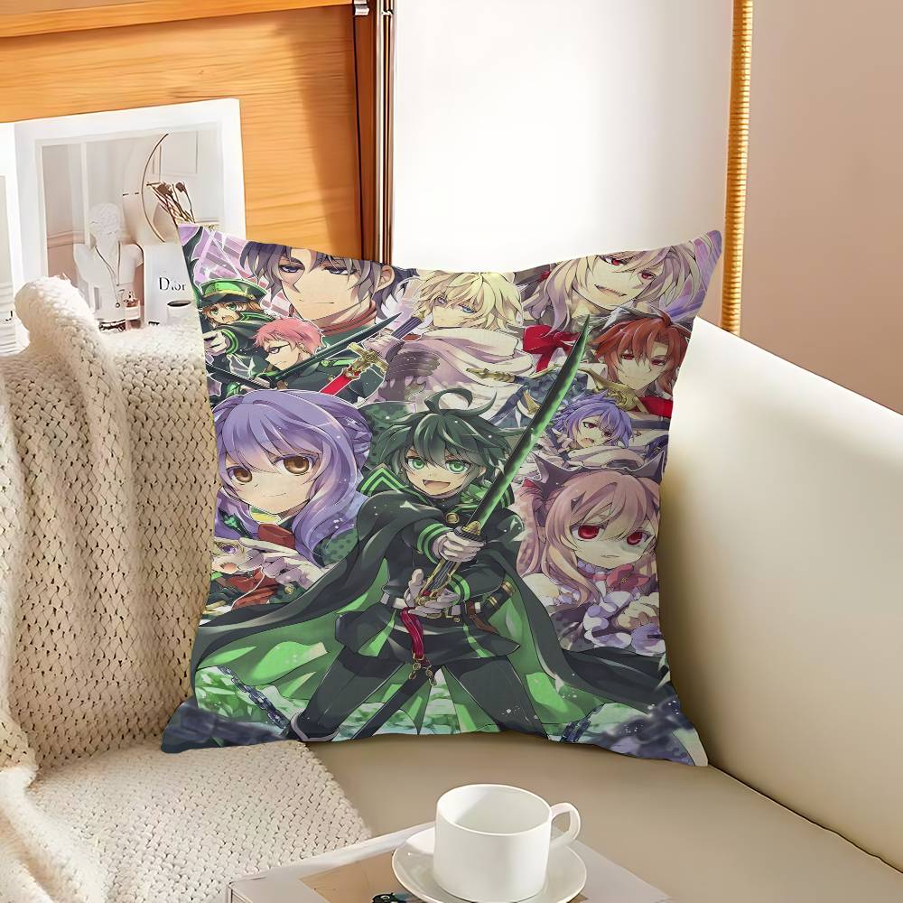 Аниме S_Seraph Of The E_End Наволочка Подушка Декоративная Наволочка Гостиная Диван Домашний Декор