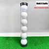 Plastic Golf Ball Tube Barrel Transparent Displaying Golf Balls  Collectors And Enthusiasts