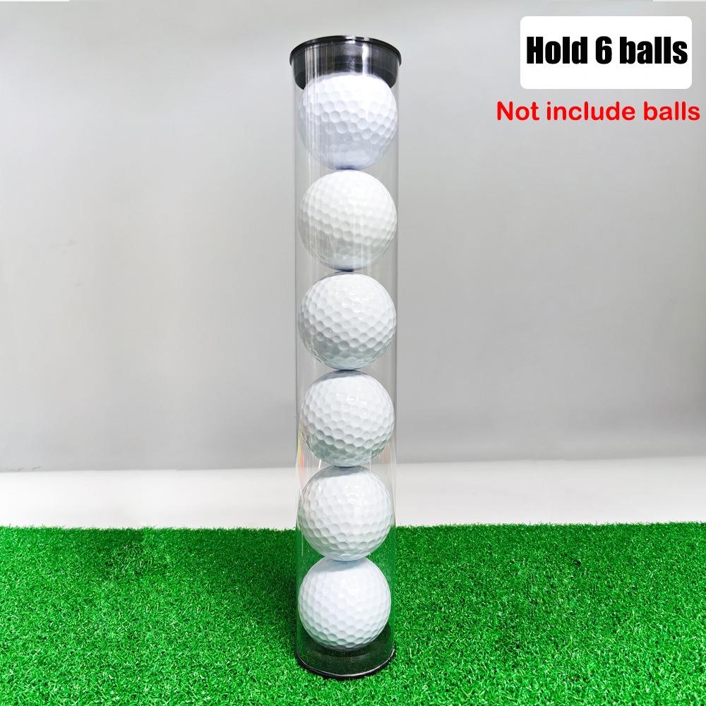Plastic Golf Ball Tube Barrel Transparent Displaying Golf Balls Collectors And Enthusiasts