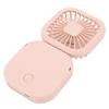 Портативный складной вентилятор с 3 уровнями скорости ветра, питание от USB, перезаряжаемый, вращающийся, ручной, настольный, маленький