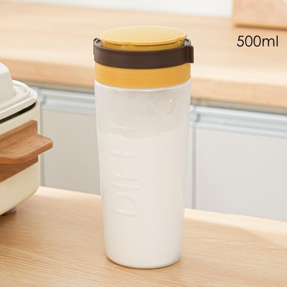 Rotary Mixing Chamber Flour Shaker Plastic Seasoning Shaker New Design Powder Shaker Bottle