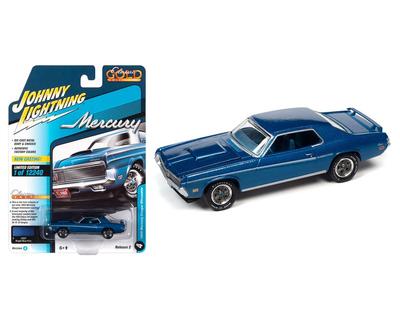 Johnny Lightning Масштаб 1/64 1969 Синий Mercury Cougar Eliminator Литая модель