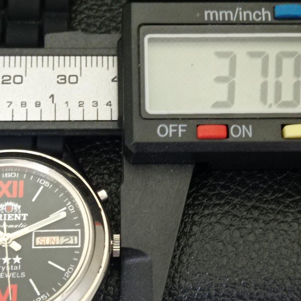 АВТОМАТИЧЕСКИЕ МУЖСКИЕ ЧАСЫ ORIENT CRYSTAL 46941 JAPAN DAY&DATE С ЧЕРНЫМ ЦИФЕРБЛАТОМ a431936-2 R109-a431936