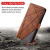Coque de protection - BOOLING - pour Samsung Galaxy A25 5G - Marron - Effet Cuir Rétro - Antichoc avec Poche à Cartes