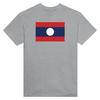 Футболка - PIXELFORMA - Drapeau du Laos - Gris - 100% хлопок - Manches Courtes