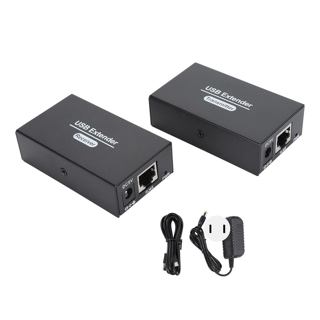 USB-удлинитель 262 фута по одному Ethernet Cat5e 6 7 USB RJ45 LAN-удлинитель с 4 USB 2.0 концентратором для
