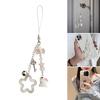 Fashion Star Rabbits Bead Hangings Pendant Phone Charm Lanyard Pocket Keychain Strap Bag Decoration Wallet Pendants