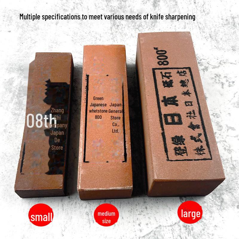 Двусторонняя точилка для кухонных ножей Chef's - натуральный масляный камень зернистостью 800